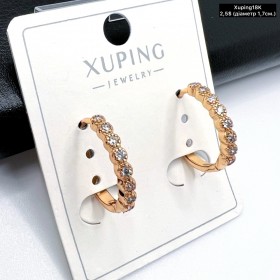 Сережки Xuping18К 19126 (1,7 см.)